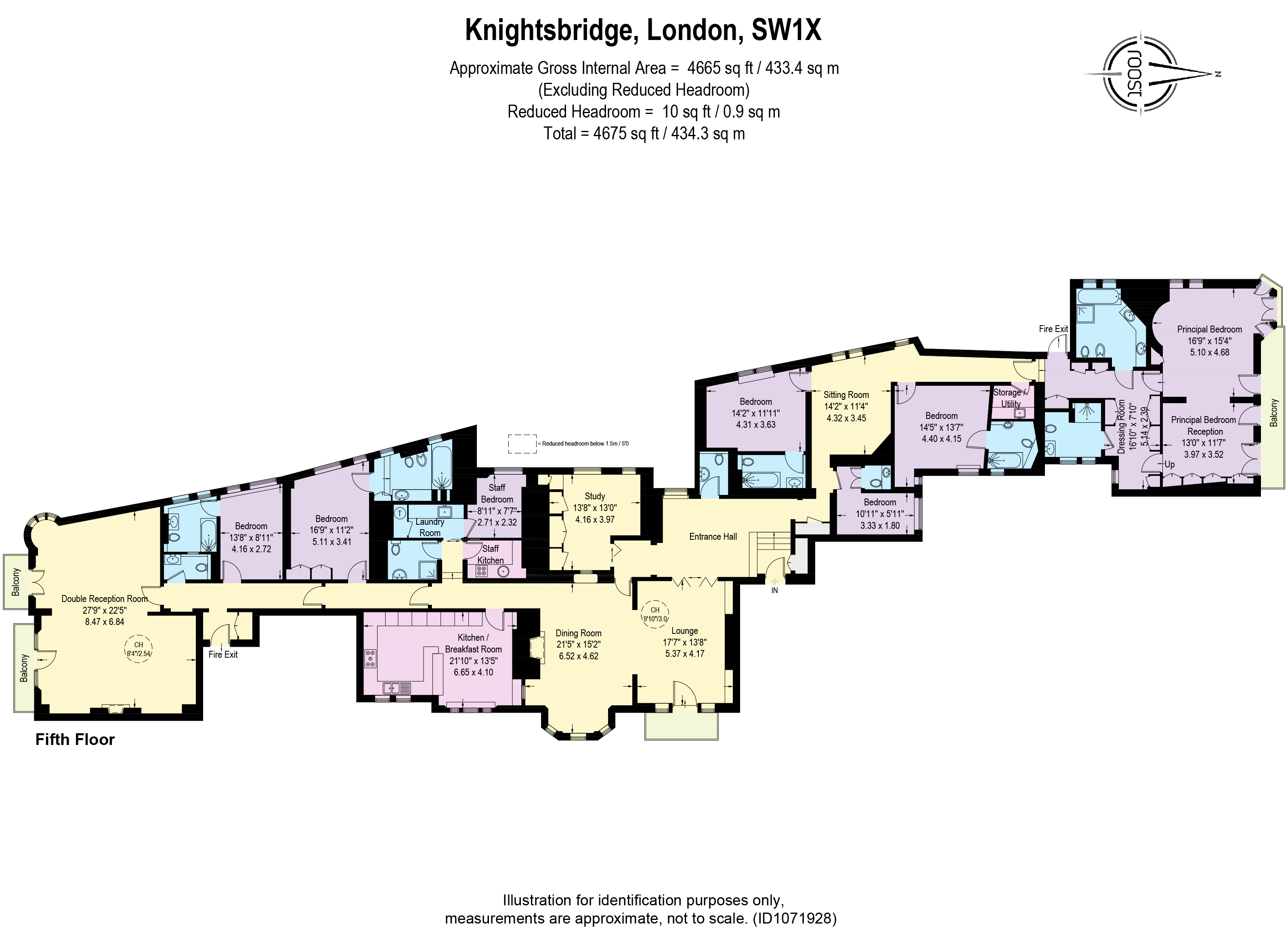 Wellington Court, London floorplan