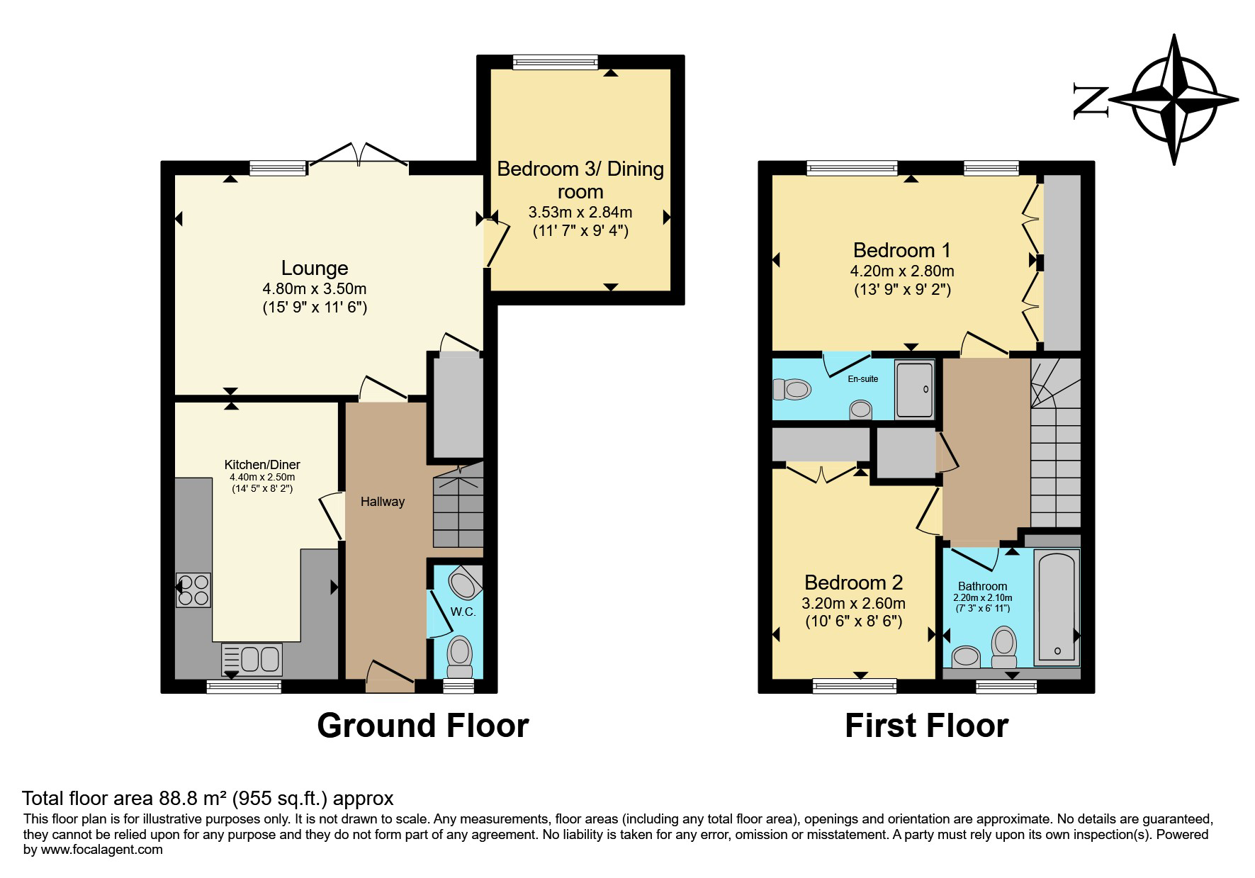 4, Stillwater Mews, St. Mary Island Chatham floorplan
