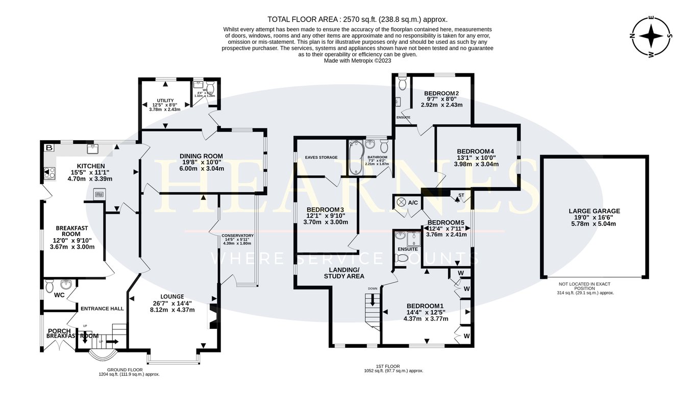 Windfalls, Highfield Road, Ferndown floorplan