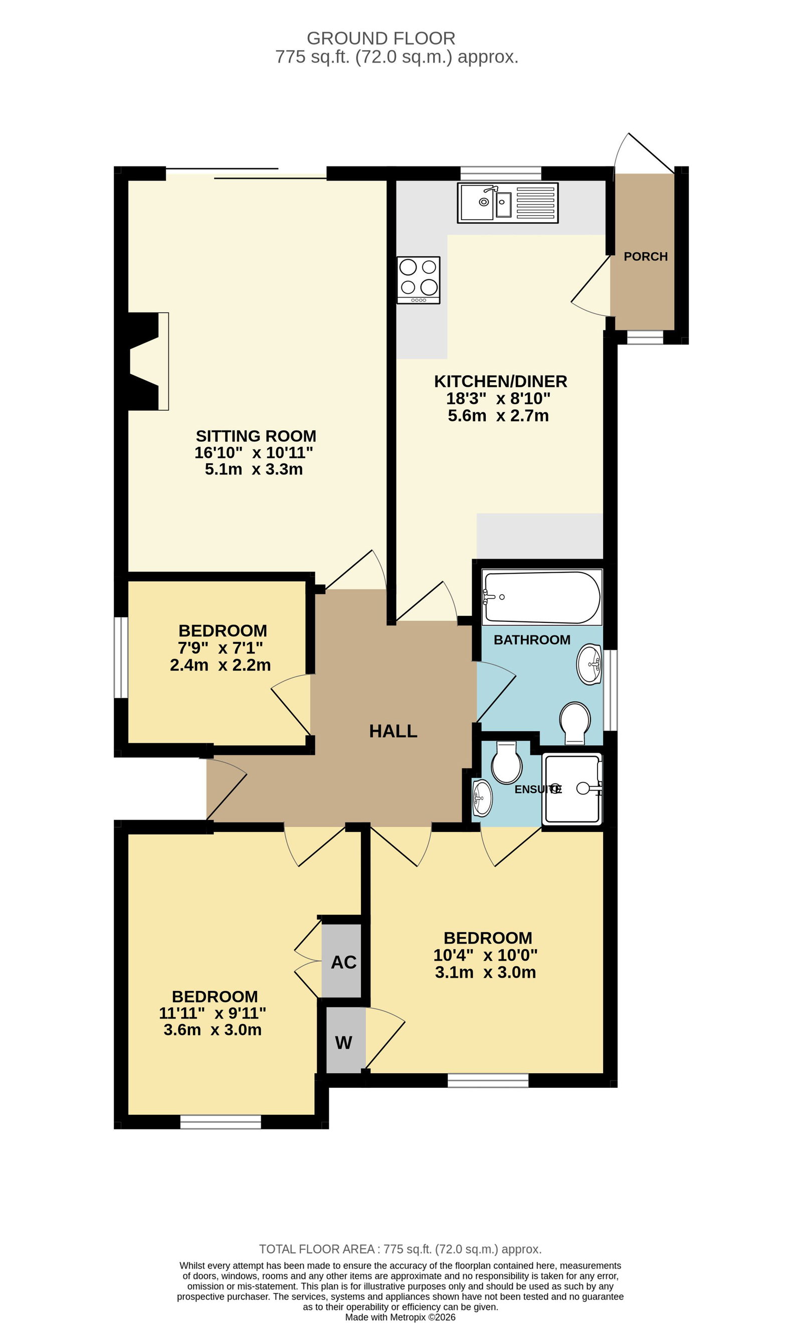 Hayslan Road, Malvern floorplan