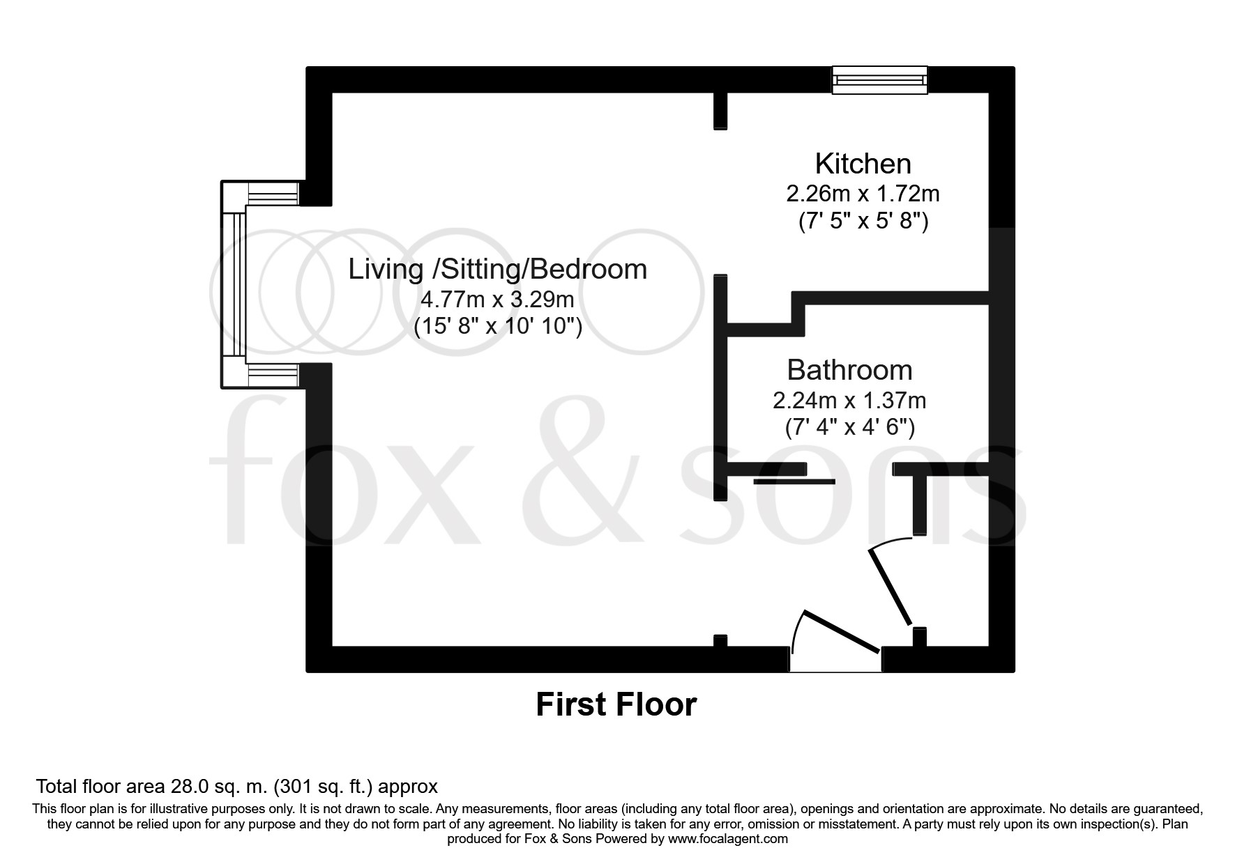 1 Bedrooms Studio for sale in Newbridge Close, Broadbridge Heath, Horsham RH12