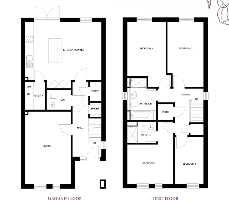 Plot 147 Southfields,, Southfields, Conrad Road, Witham floorplan