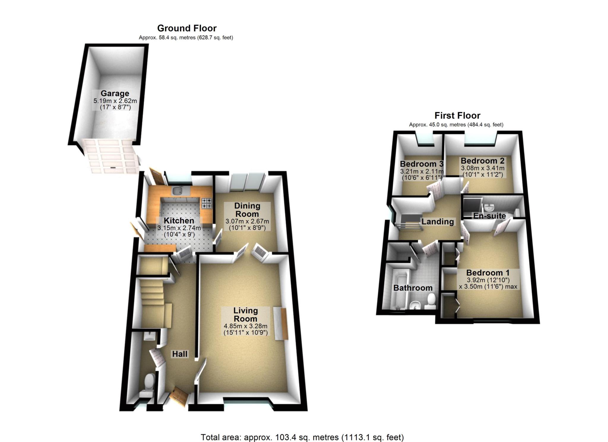 3 Bedrooms Detached house to rent in Lucerne Avenue, Bicester OX26