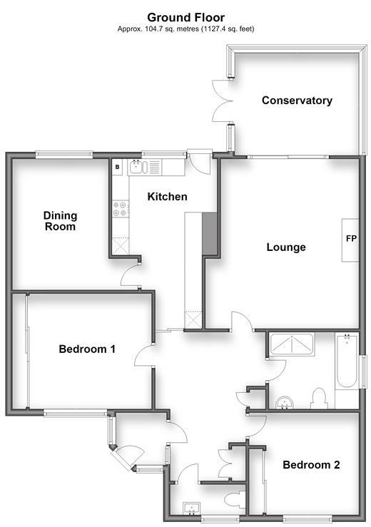 Millfield Road West Kingsdown, Sevenoaks floorplan