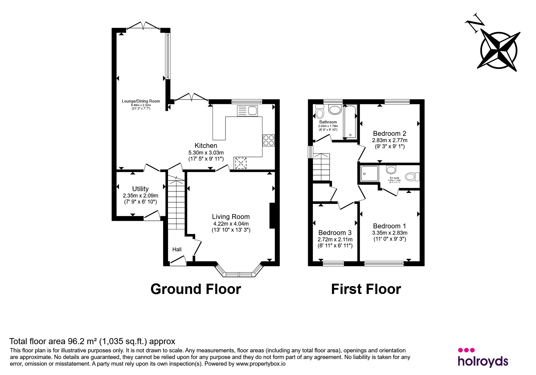 33, Highoak Garth, Keighley floorplan
