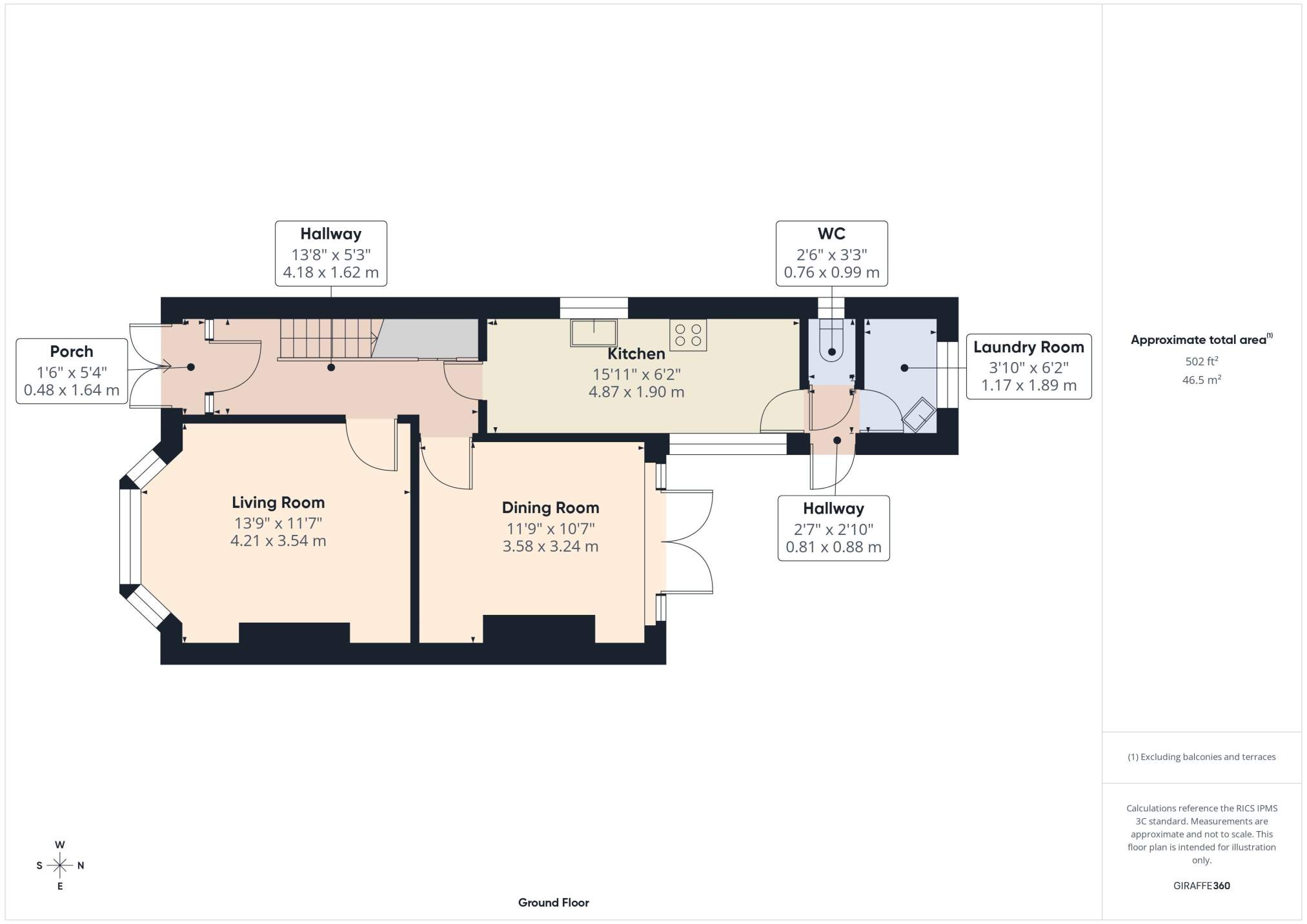 31, Pedair Erw Road, Heath floorplan