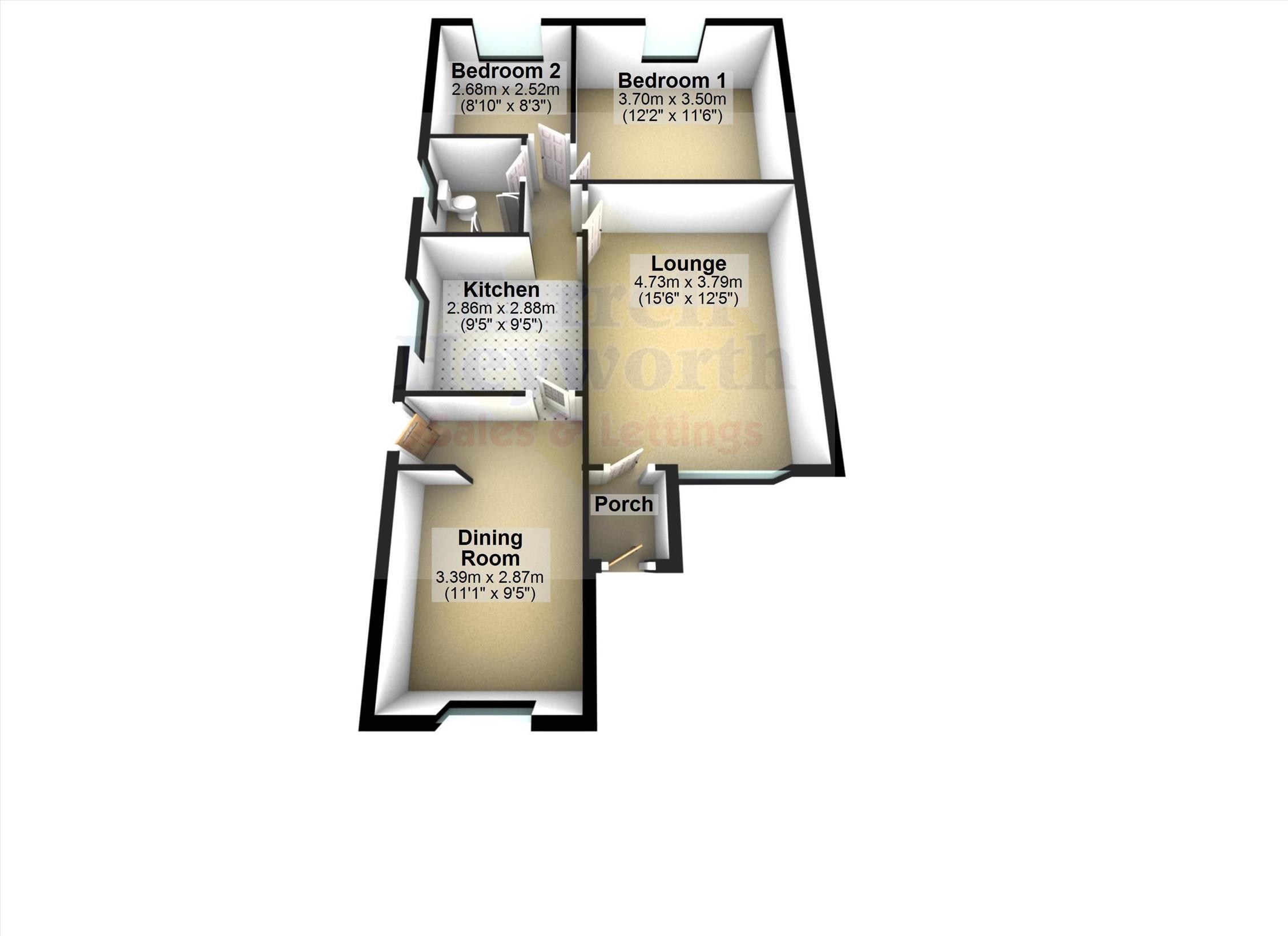 2 Bedrooms Bungalow for sale in Parksway, Poulton Le Fylde FY6