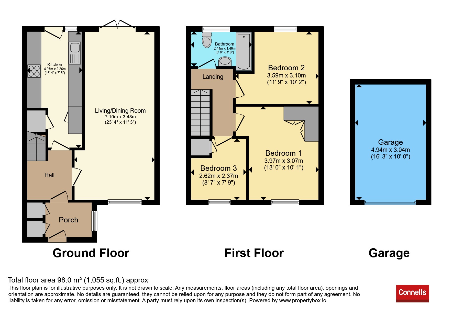 8, Fairway Close, Crawley floorplan