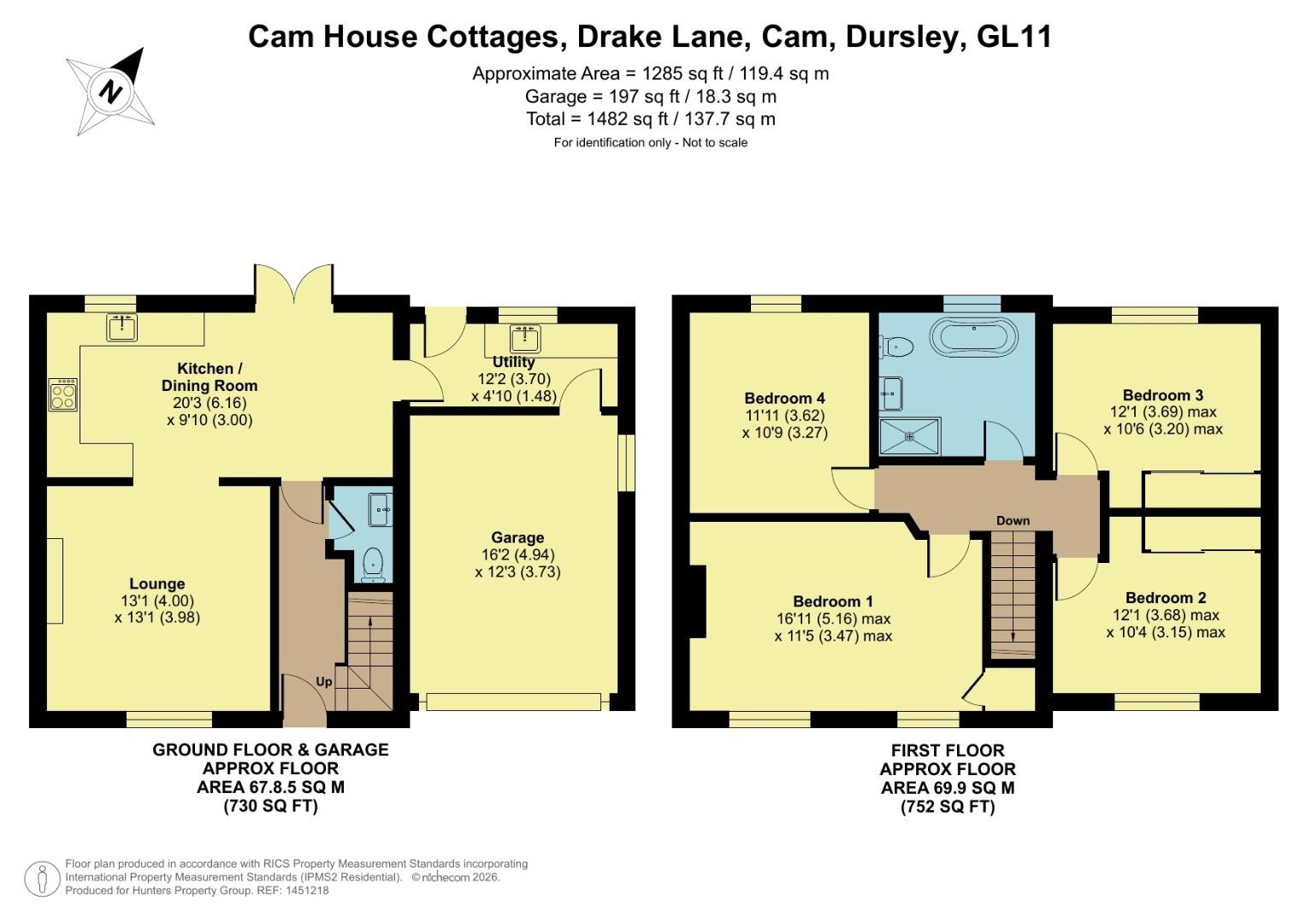 2, Cam House Cottages, Cam floorplan