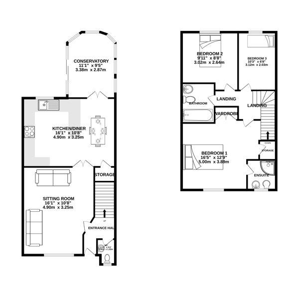 25, Wood Lane, Ashford floorplan
