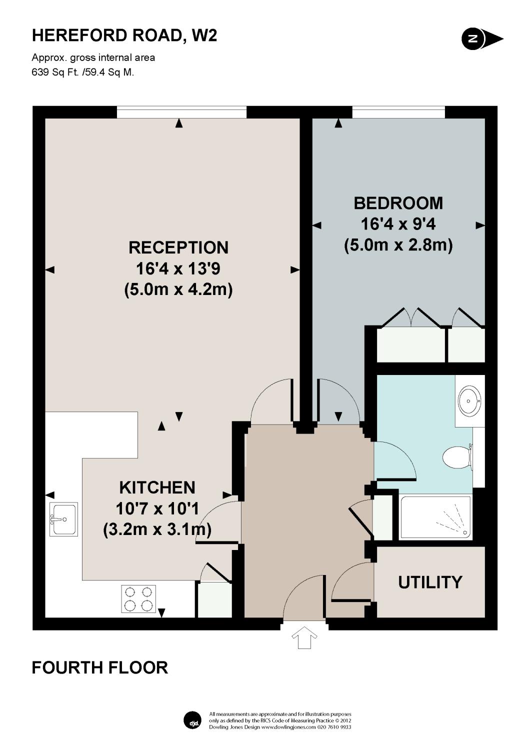 1 Bedrooms Flat to rent in Hereford Road, London W2
