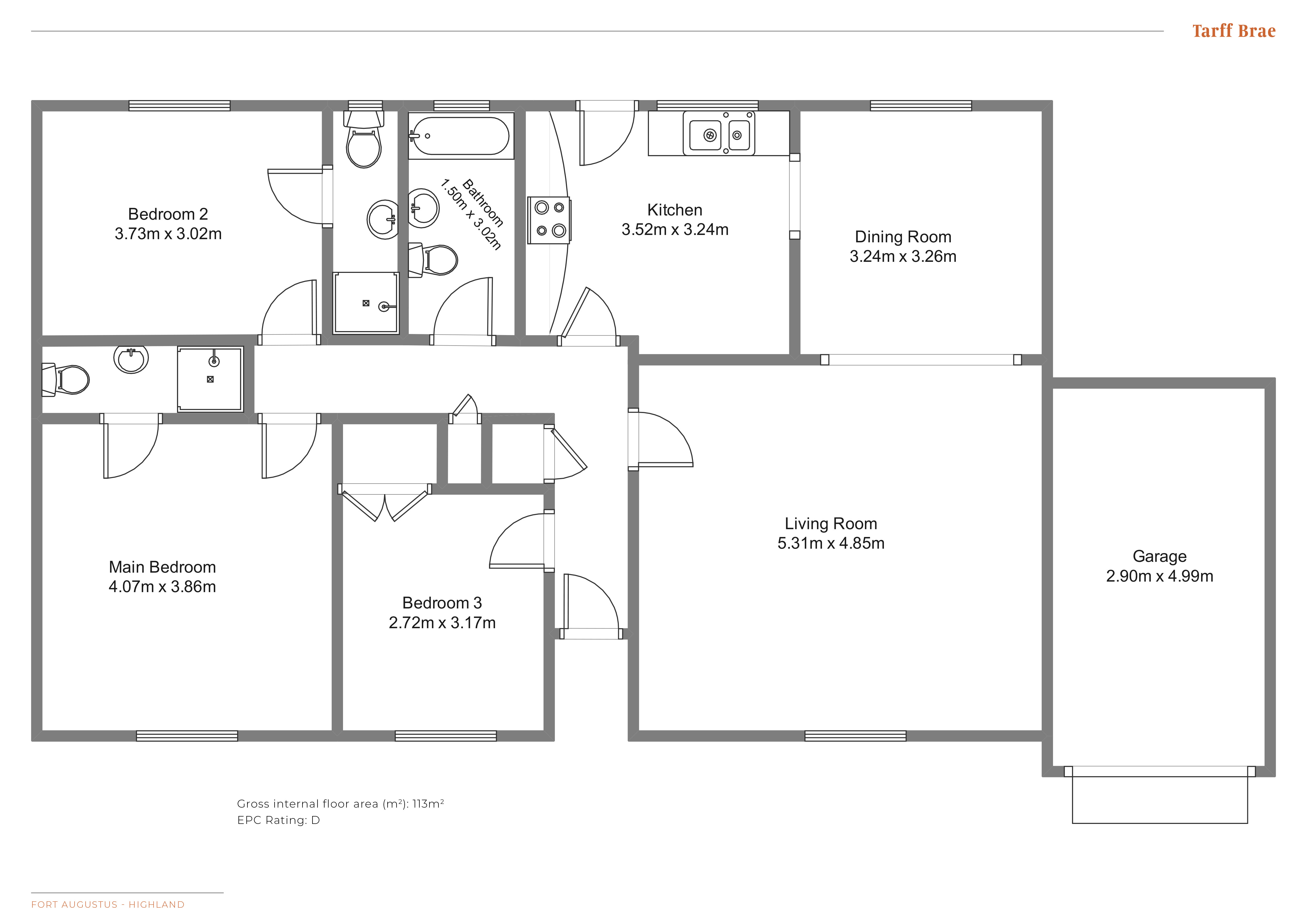 Fort Augustus floorplan