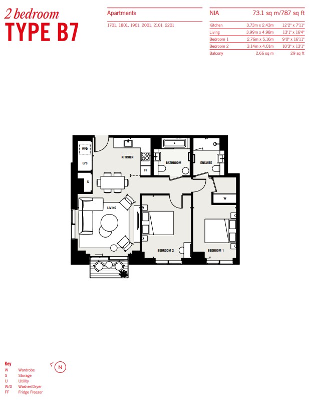 The Founding, Canada Water, SE1, London floorplan