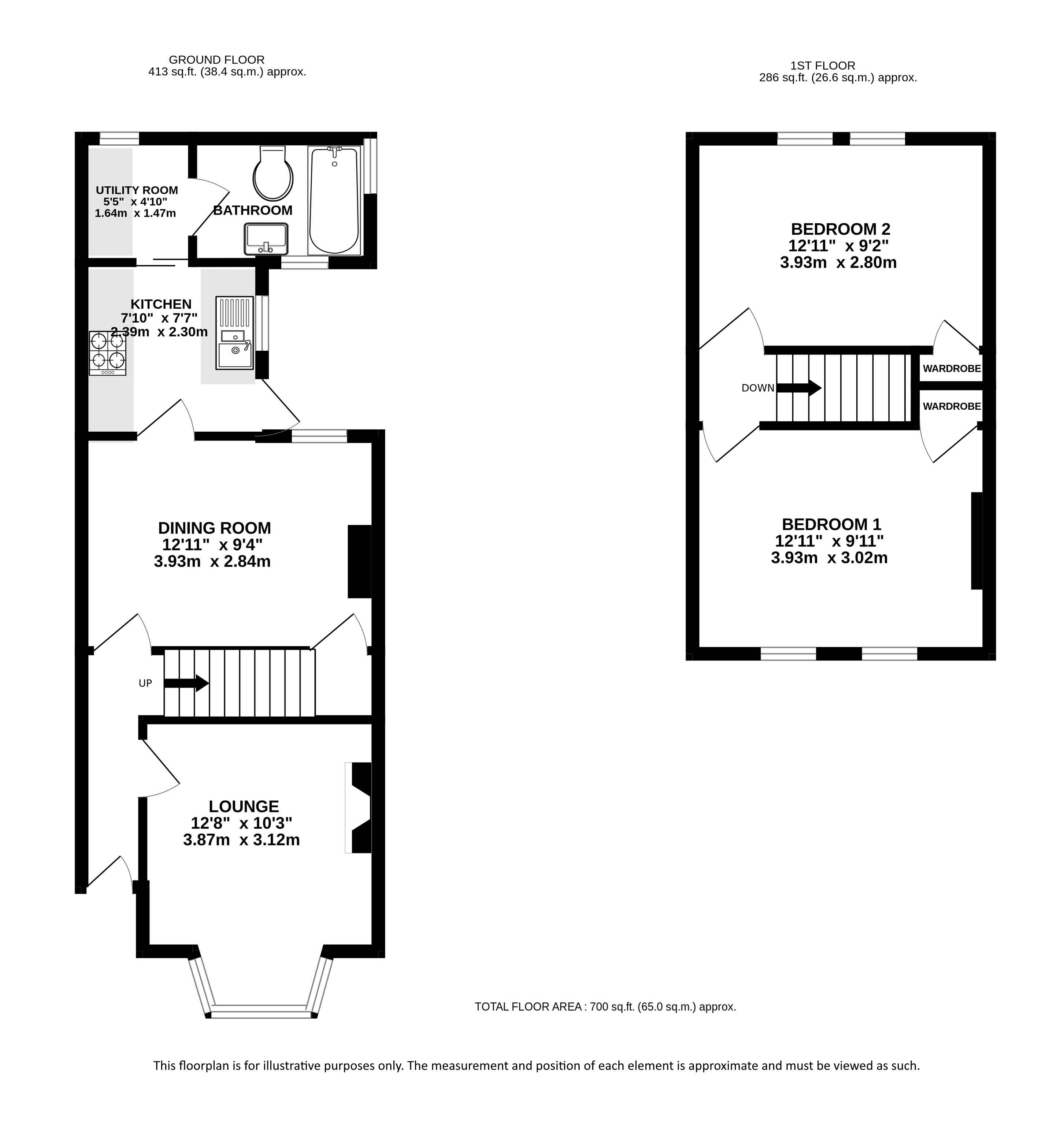 7, Wesley Road, St Albans floorplan