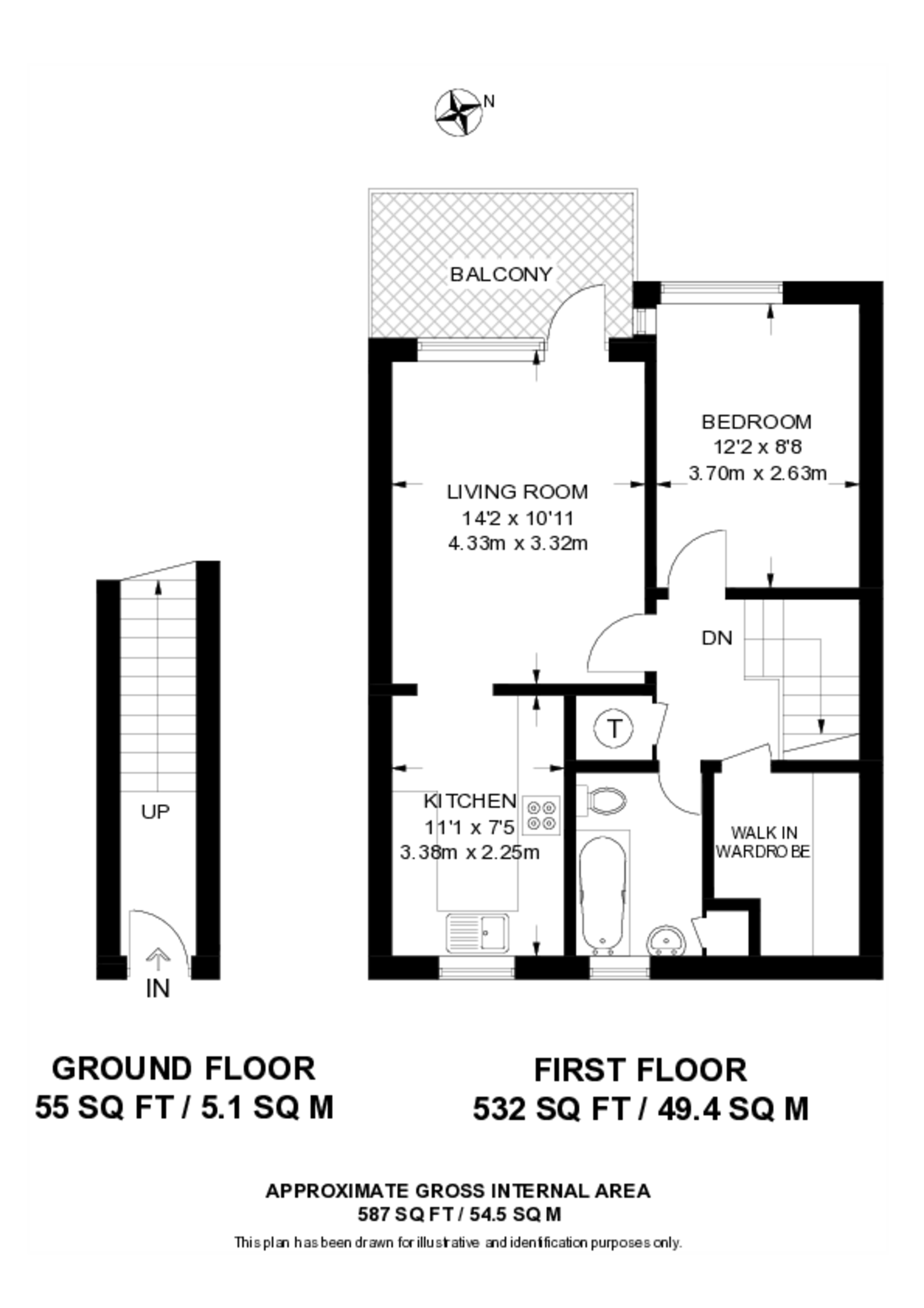 Cossall Walk, Peckham floorplan