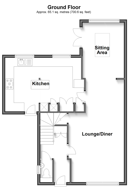 Pembury Close, Haywards Heath, West Sussex RH16, 4 bedroom semi