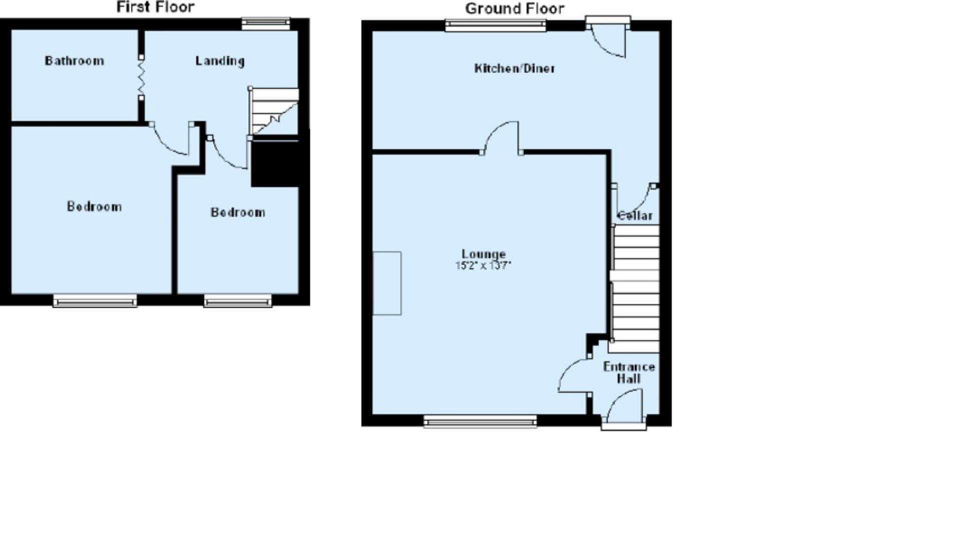 382, Scar Lane, Huddersfield floorplan