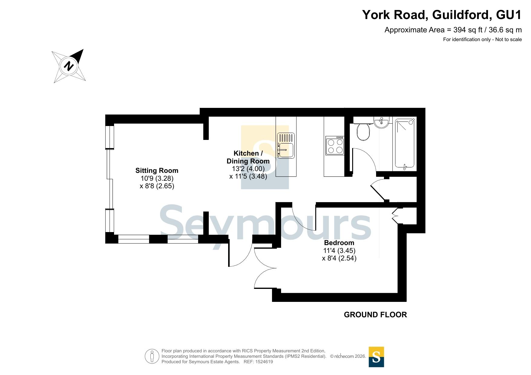 Flat 2, 50, York Road, Surrey floorplan