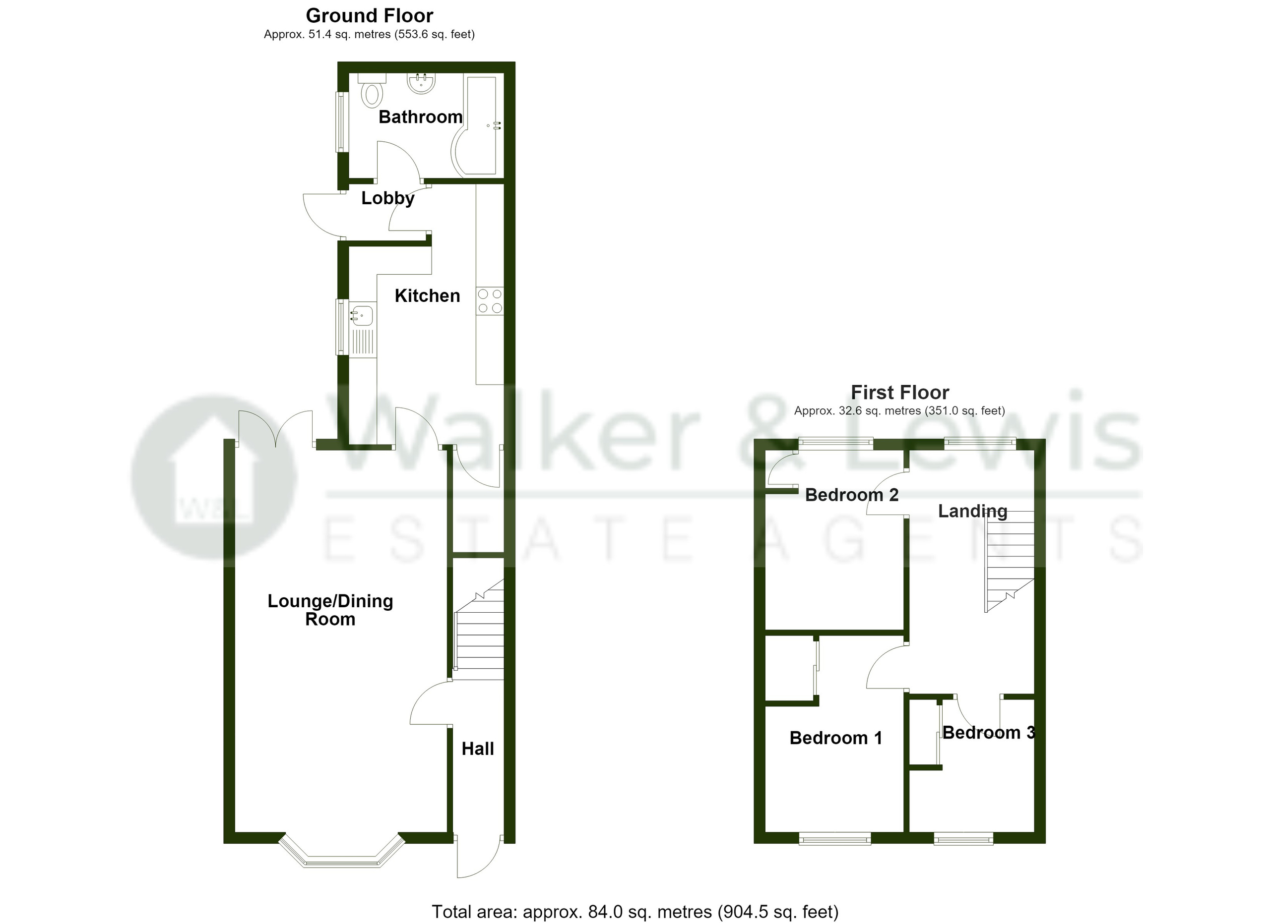16 Corporation Street, Merthyr Tydfil floorplan