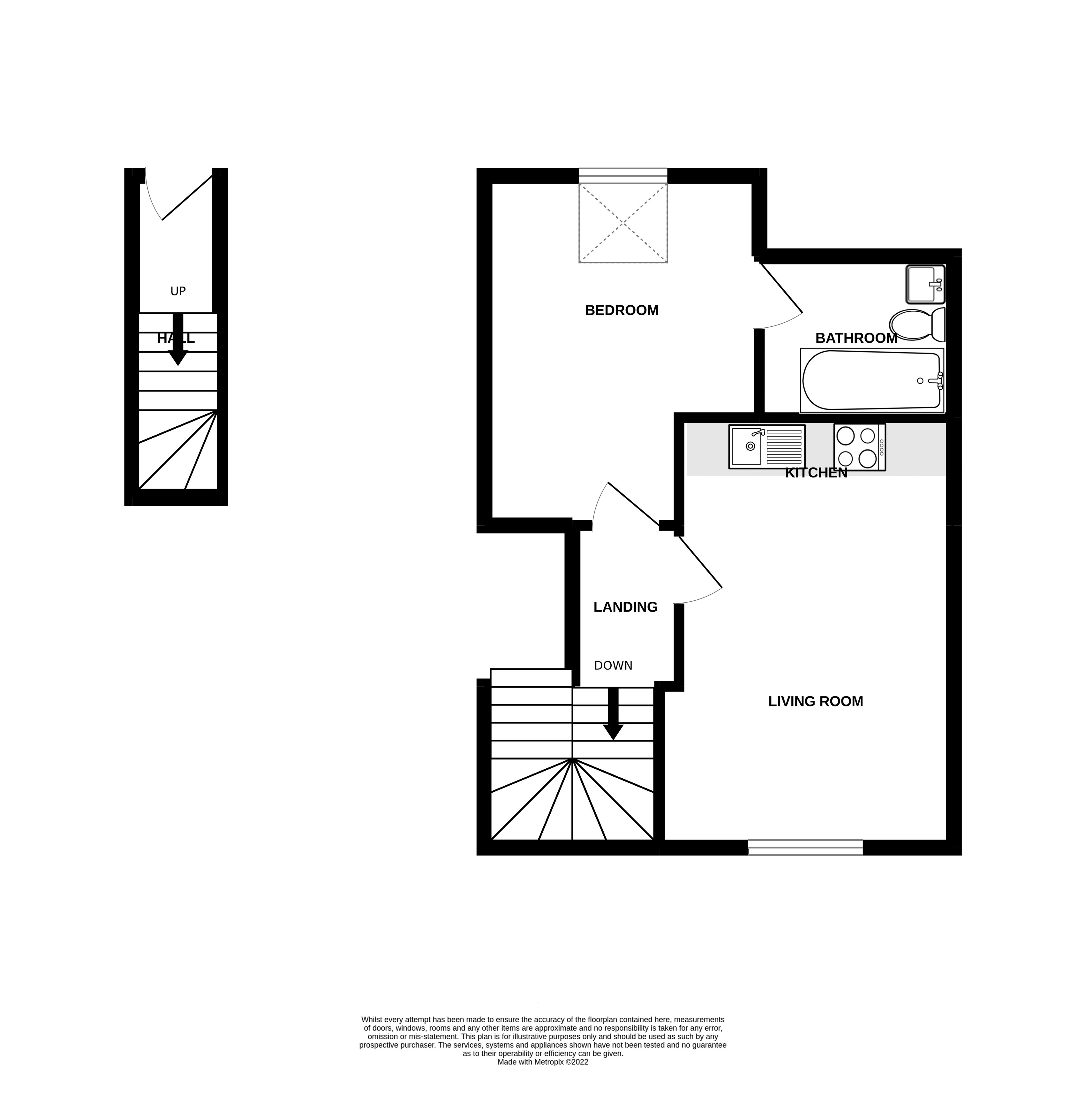 Flat 2 50A Frimley High Street,, Frimley, Camberley floorplan