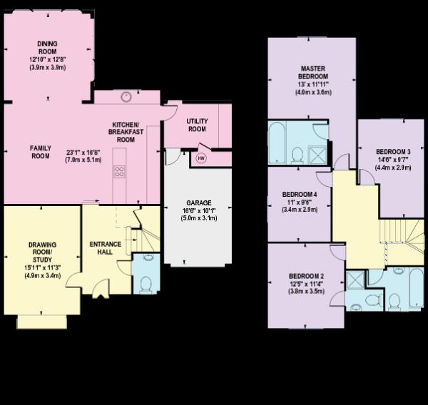 4 Bedrooms Detached house to rent in Horseshoe Lane East, Guildford GU1