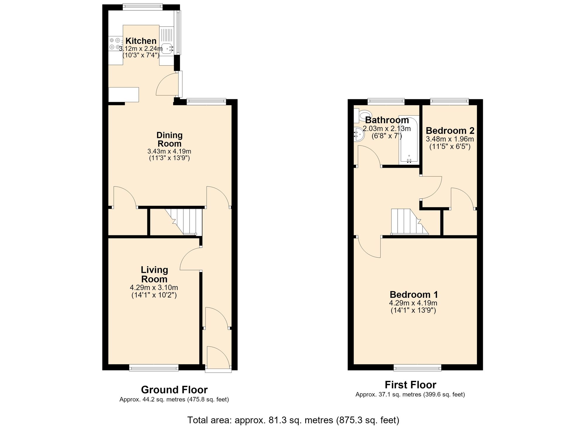 72 Bold Street, Accrington floorplan