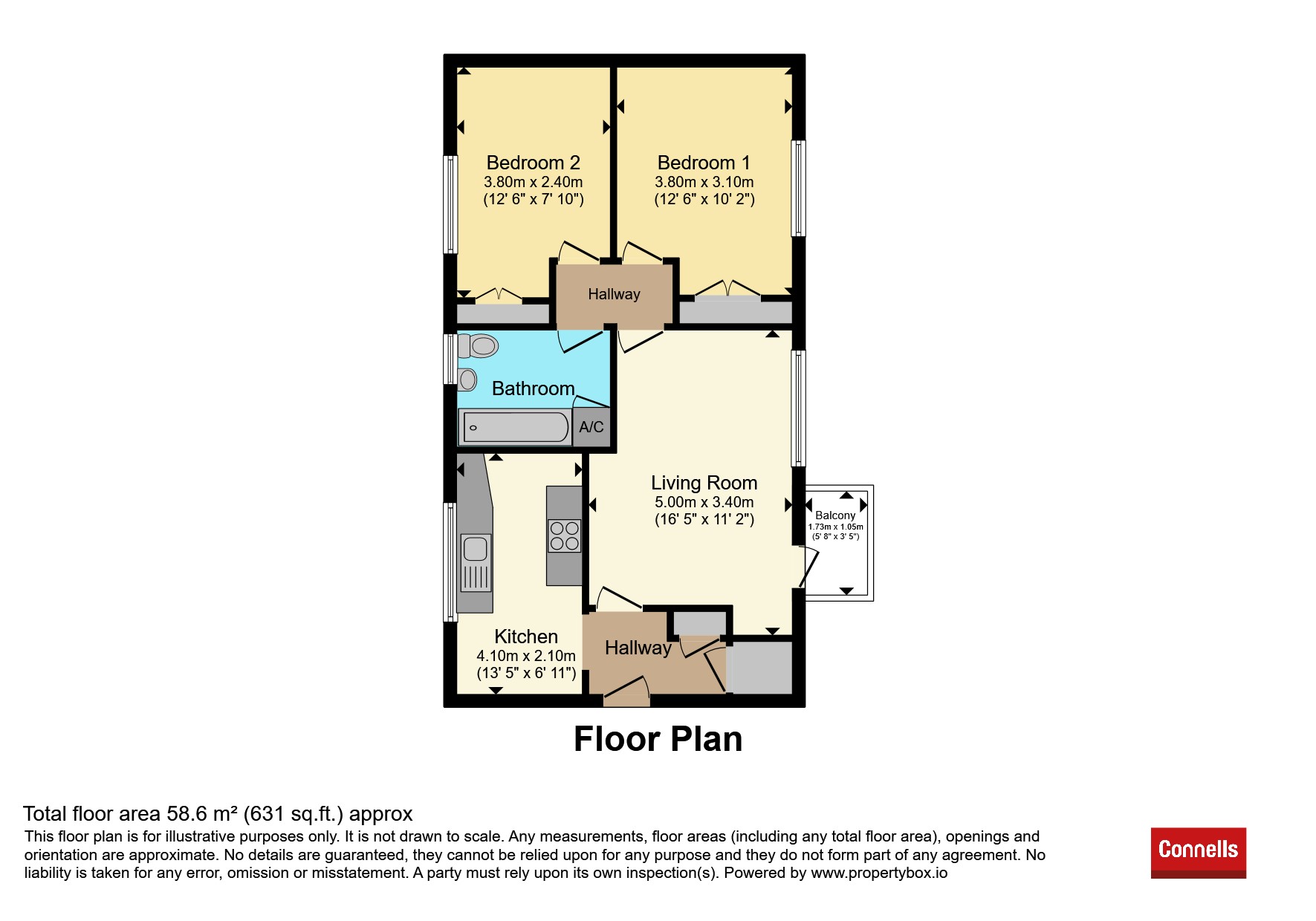6, Wilson House, Sidbury Heights, Tidworth floorplan