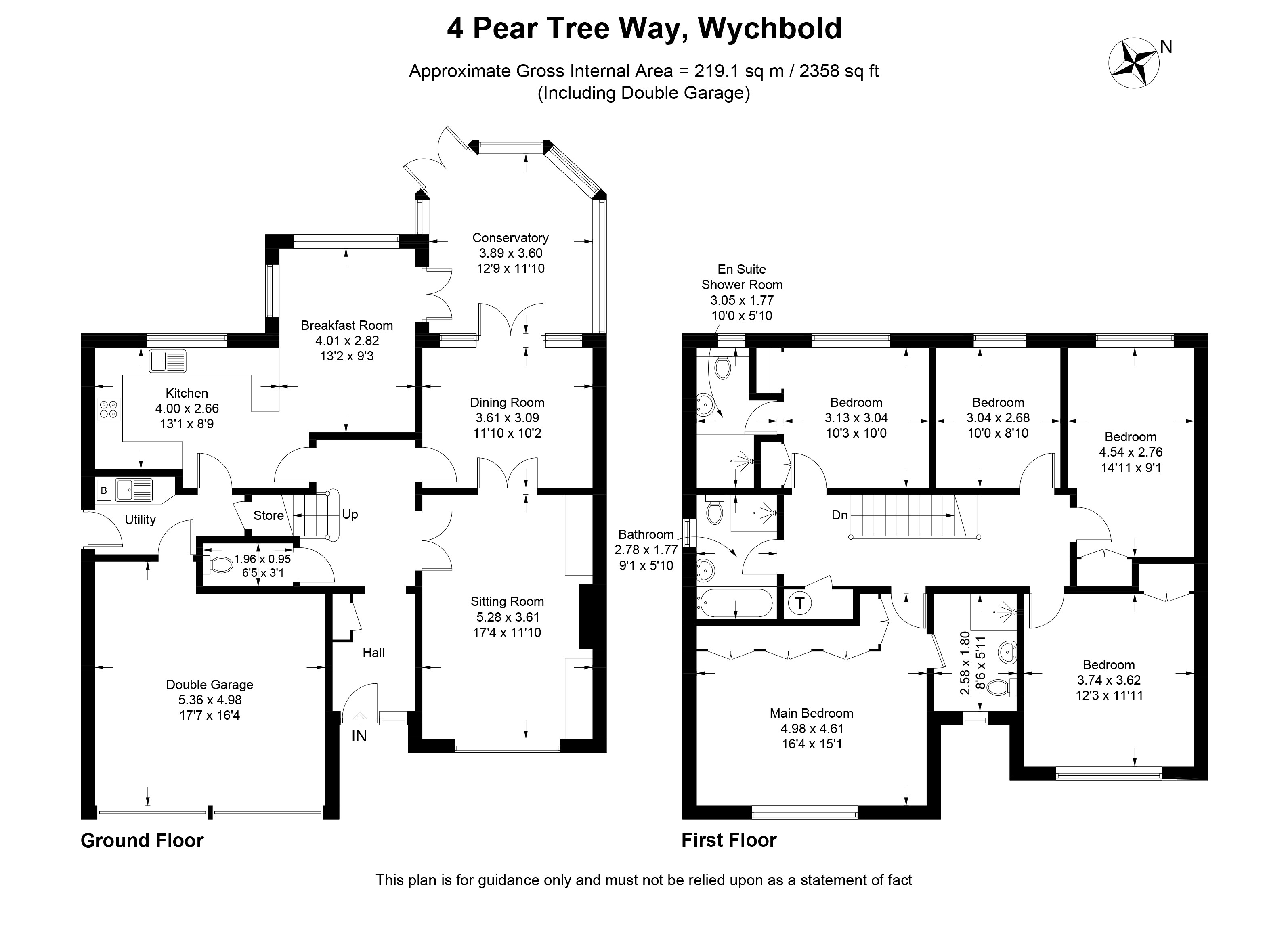 4, Pear Tree Way, Droitwich floorplan