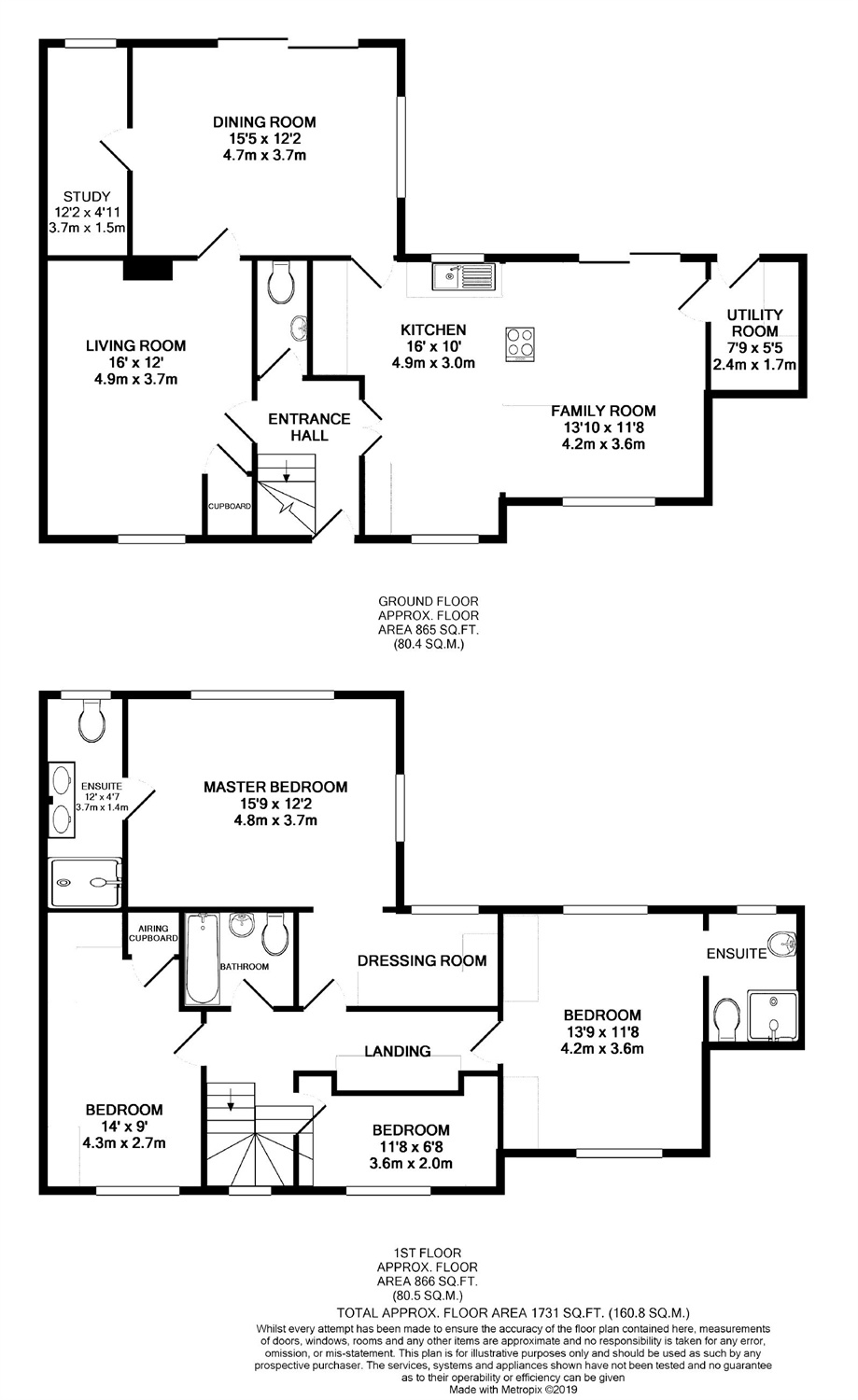 4 Bedrooms Detached house for sale in Whitehill Close, Camberley, Surrey GU15