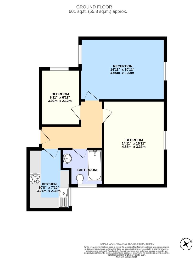 Flat 199, Gunnersbury Court, Bollo Lane, London floorplan