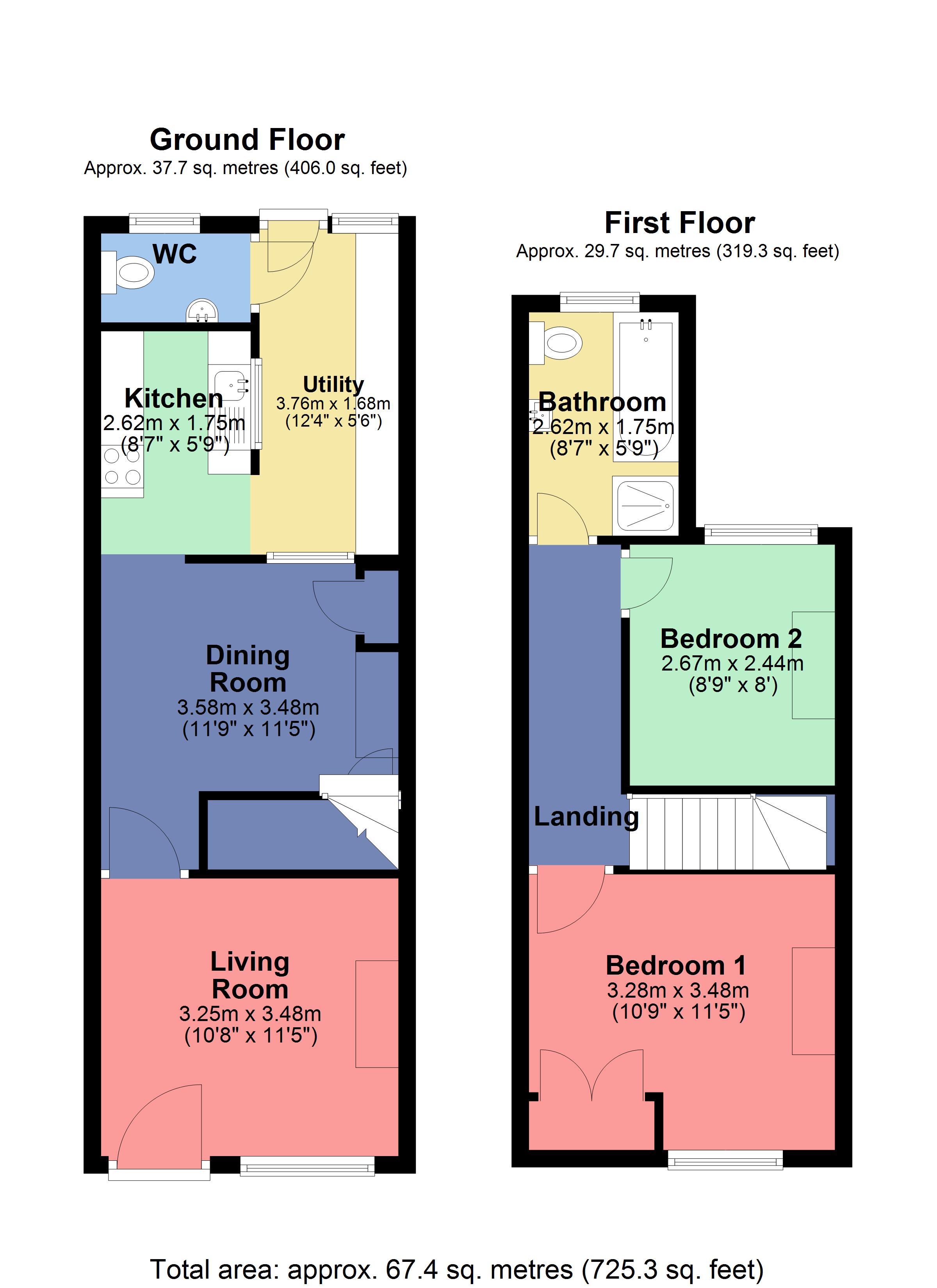 2 Bedrooms Terraced house for sale in Park Road, Bushey, Hertfordshire WD23