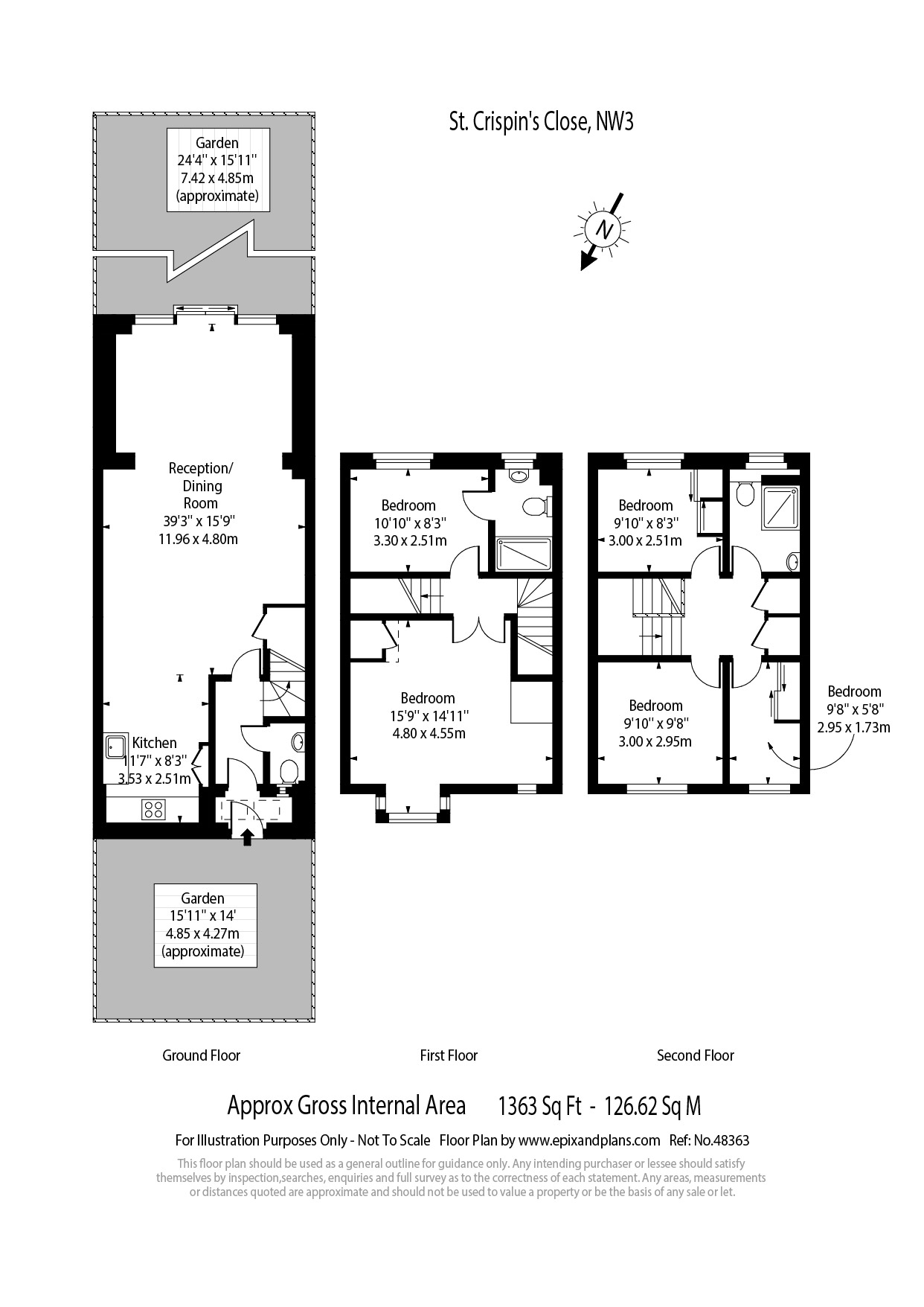 St. Crispins Close, Hampstead floorplan