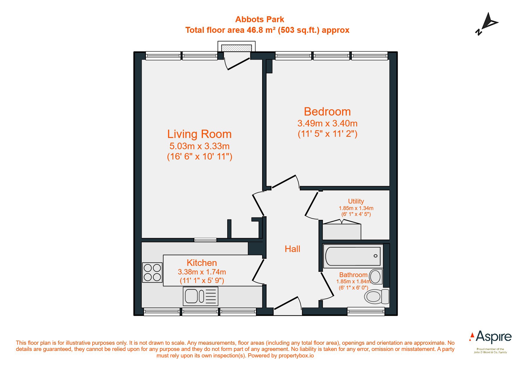Abbots Park, London floorplan