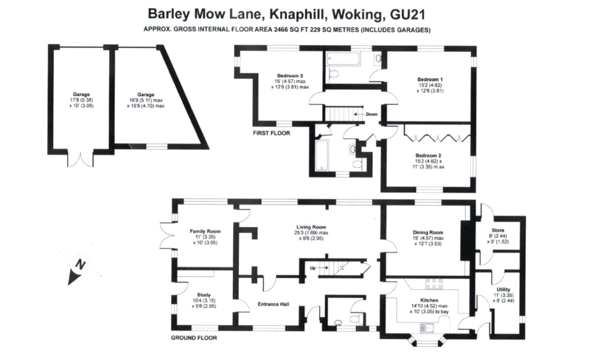 3 Bedrooms Detached house for sale in Knaphill, Woking, Surrey GU21