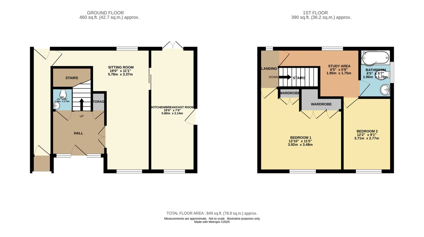 1a, Oakley Road, Wimborne floorplan