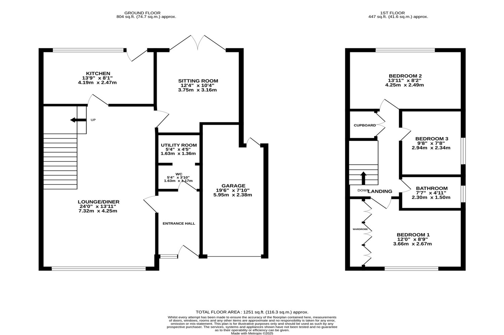 8 Birch Road, Stockport floorplan