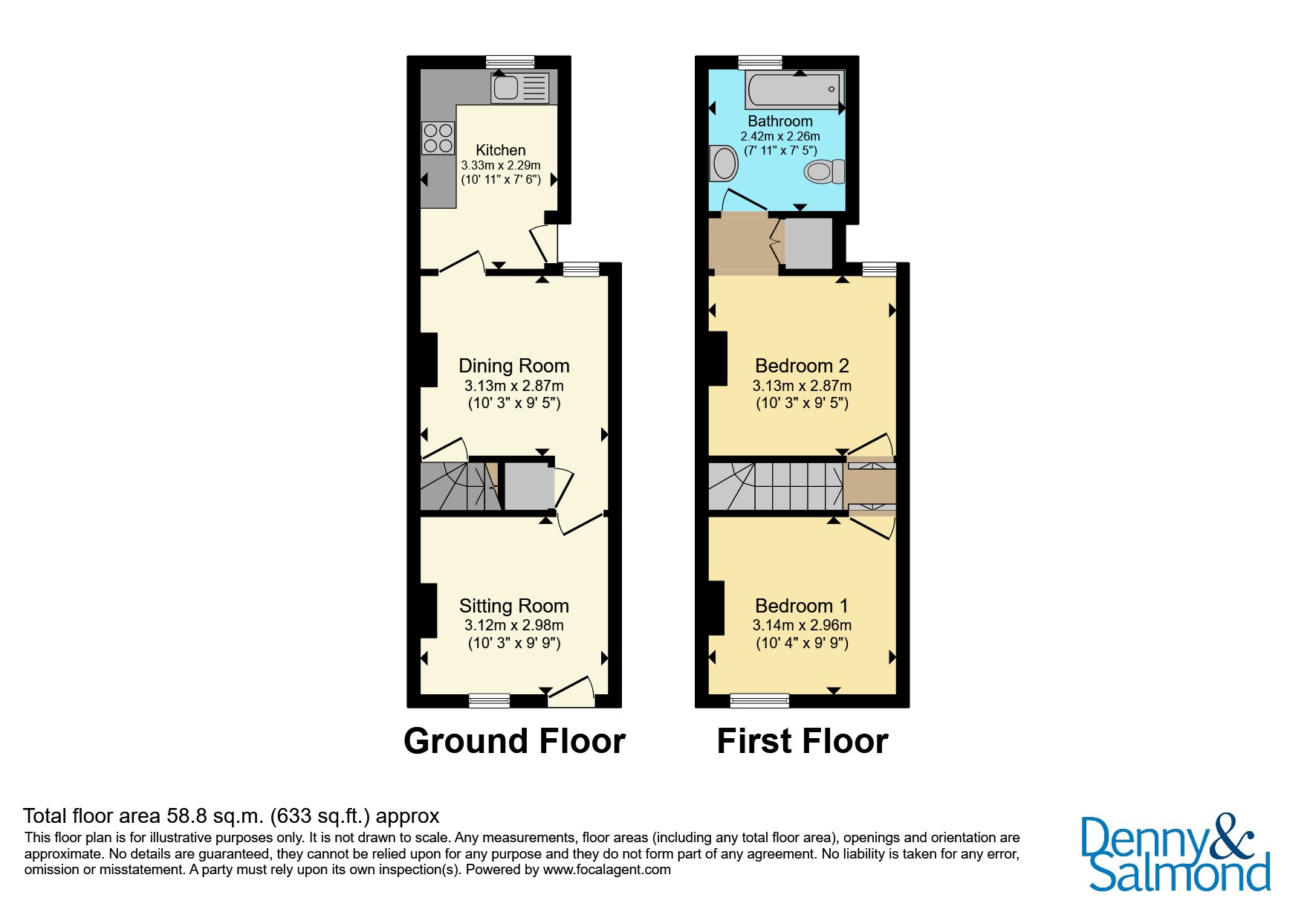 123, Belmont Road, Malvern floorplan