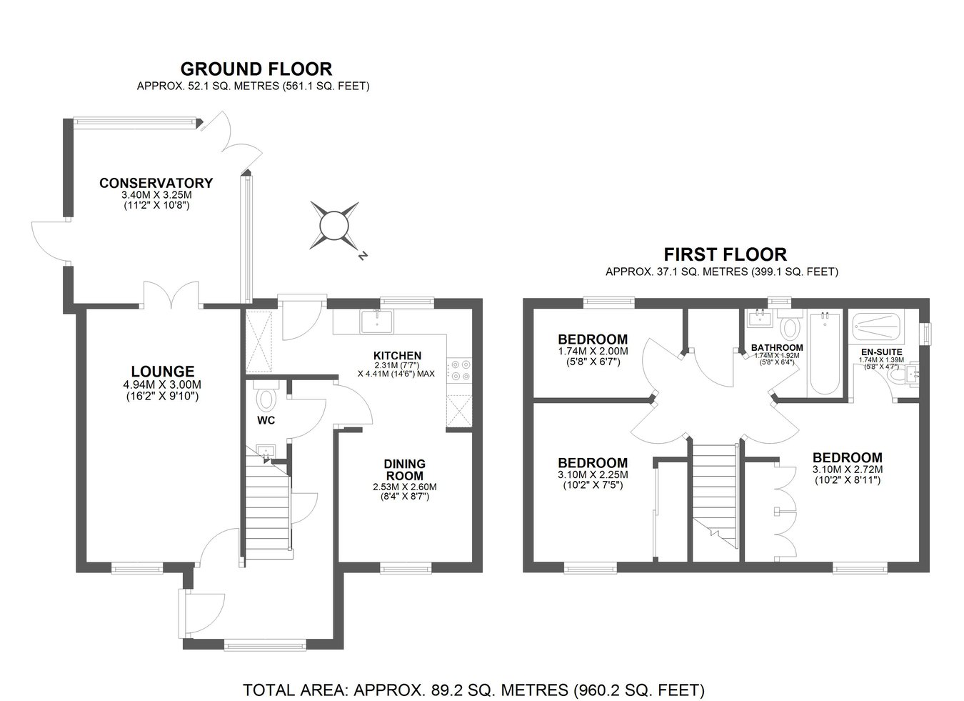 12, Luxford Place, Sawbridgeworth floorplan