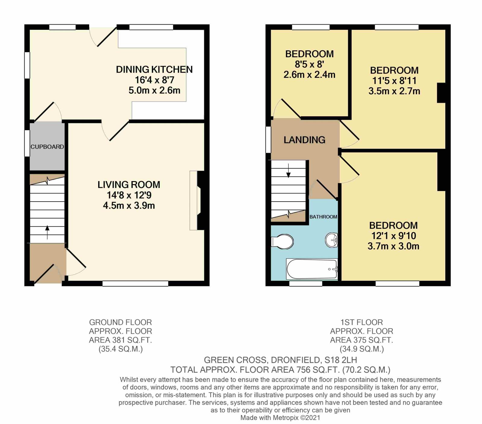 Green Cross, Dronfield floorplan