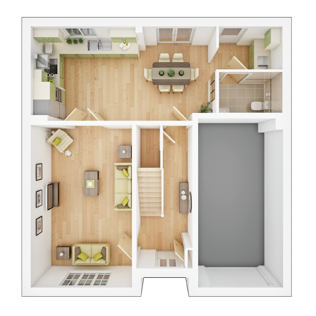 The Wortham - Plot 180, Bingham Gate, 10 Burrows Drive, Bingham, Nottingham floorplan