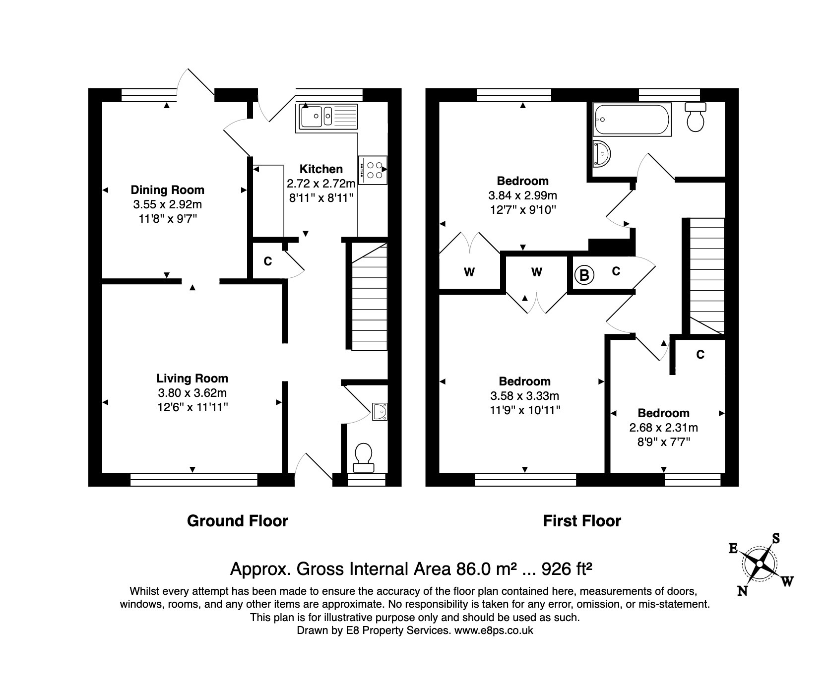 49, Woodfield, Banbury floorplan