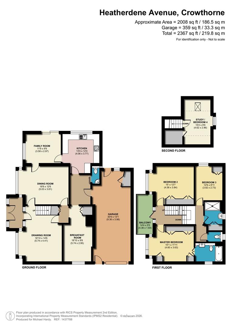 Berkeley, 11, Heatherdene Avenue, Crowthorne floorplan