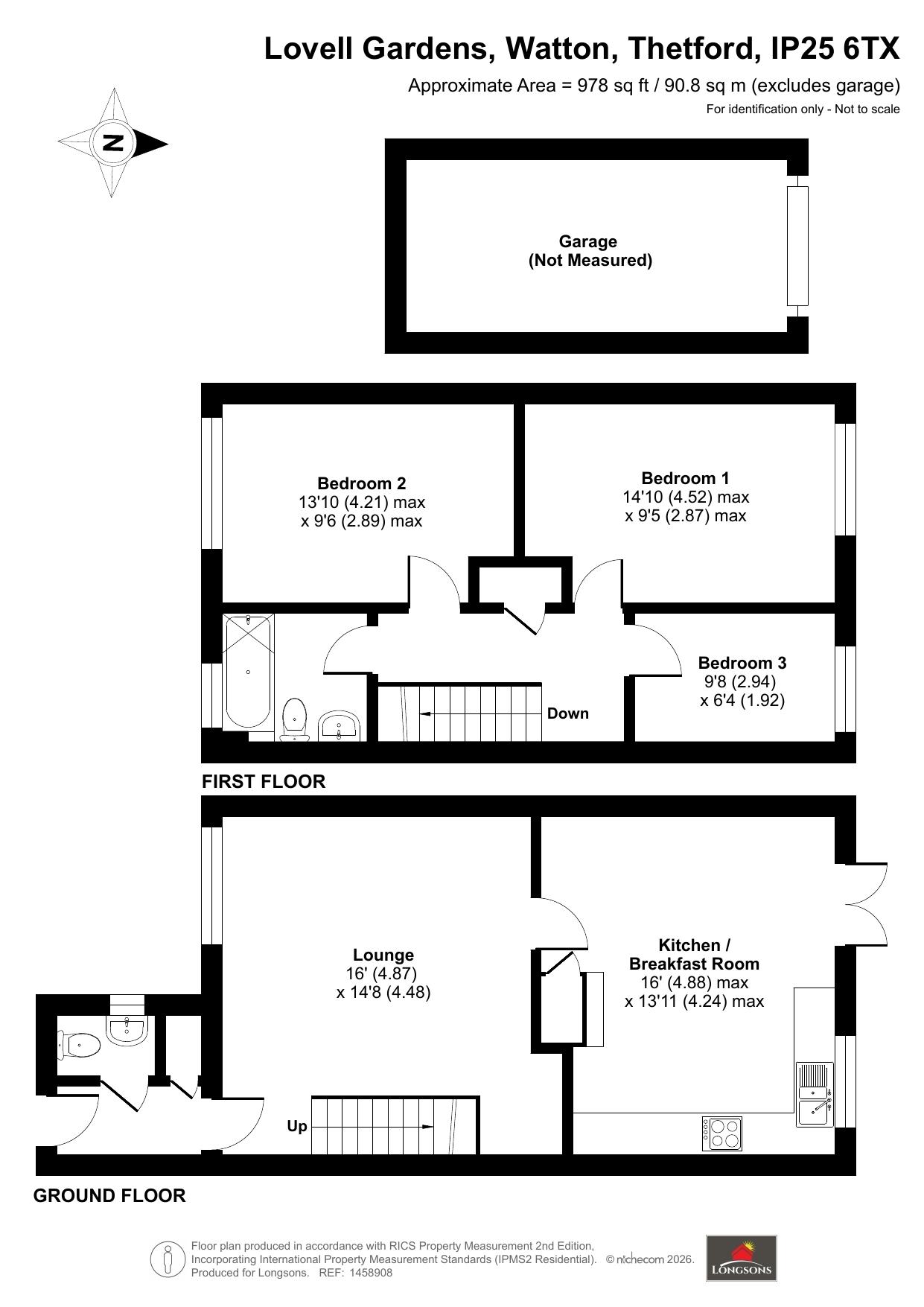 18, Lovell Gardens, Thetford floorplan