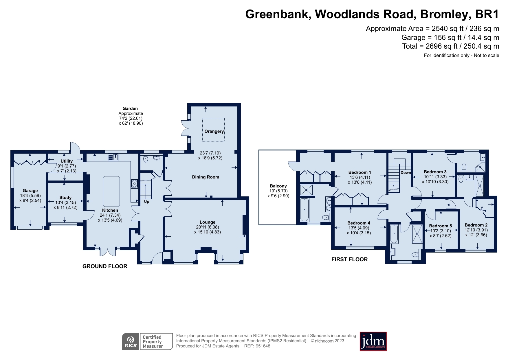 Greenbank,, Woodlands Road, Bickley floorplan
