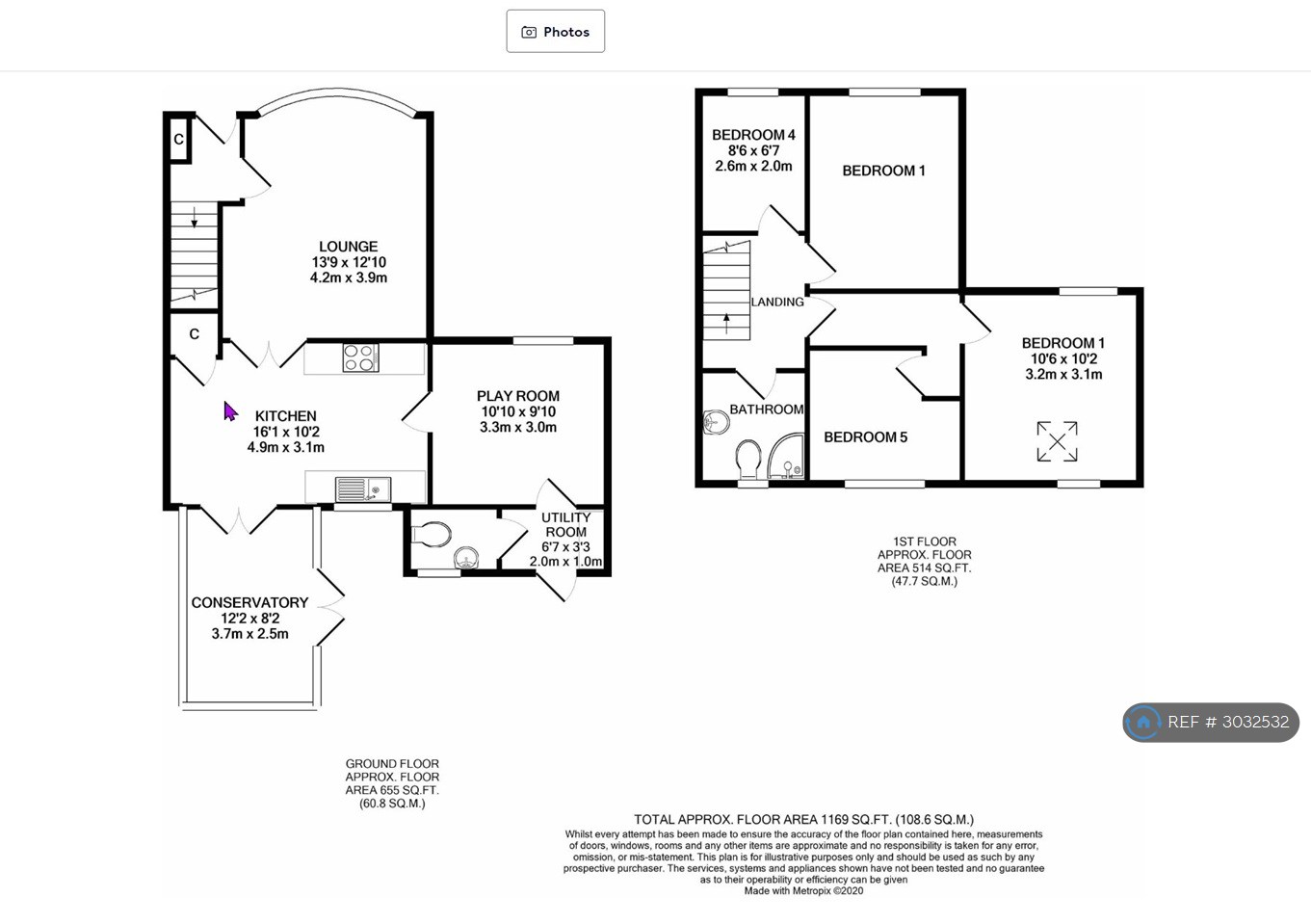 Coxwell Close, Buckingham floorplan