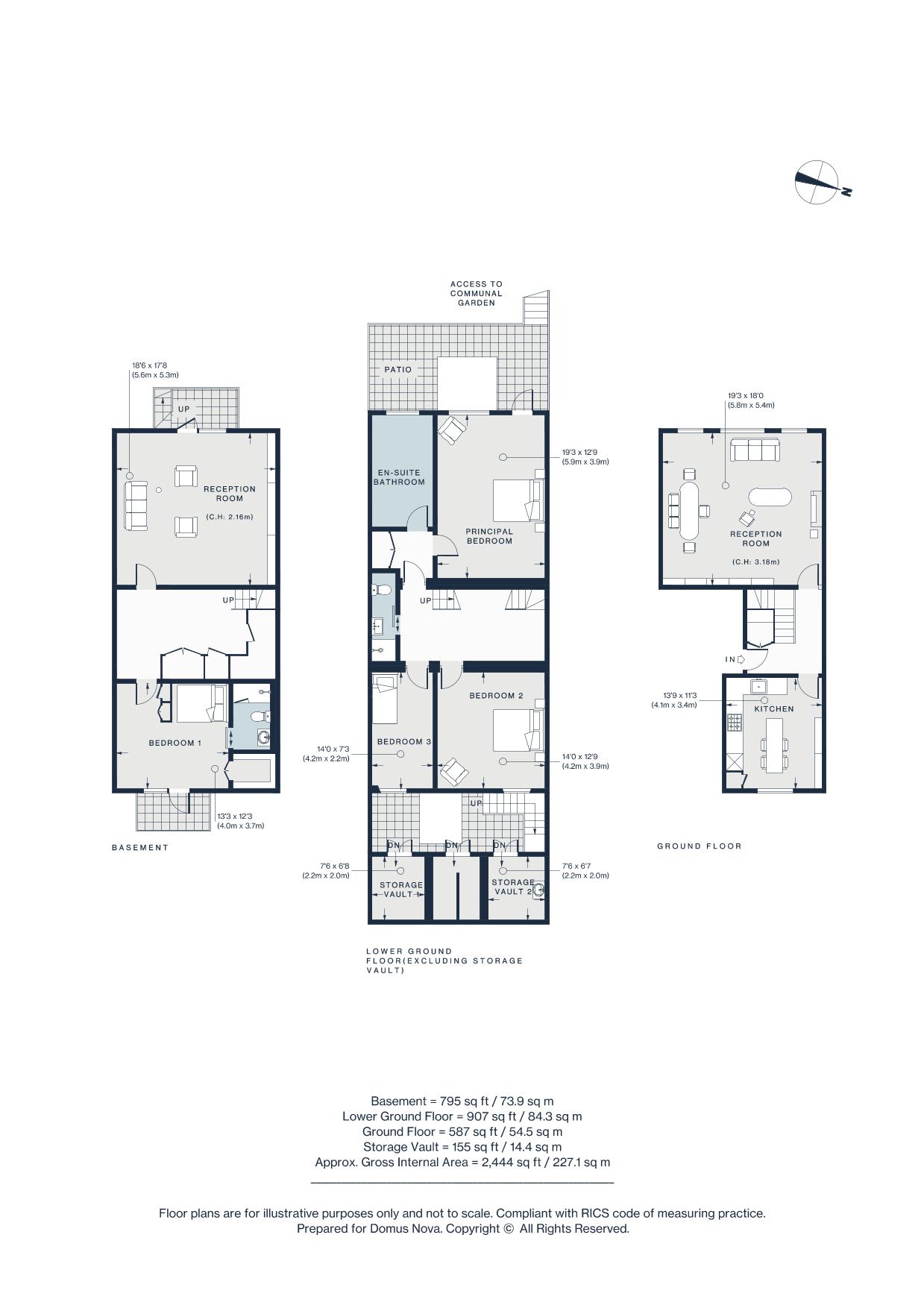 Flat 1, 41, Ladbroke Grove, London floorplan