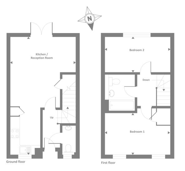 2 Bedrooms Terraced house for sale in Marunden Green, Slough SL2