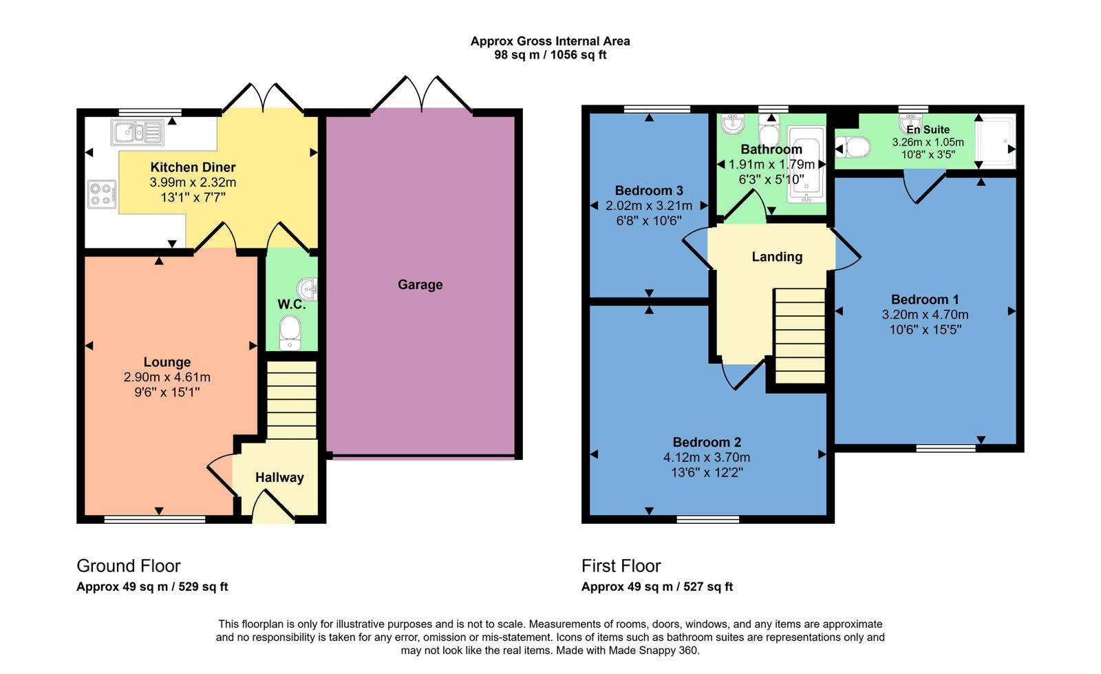 16, Moore Drive, Workington floorplan