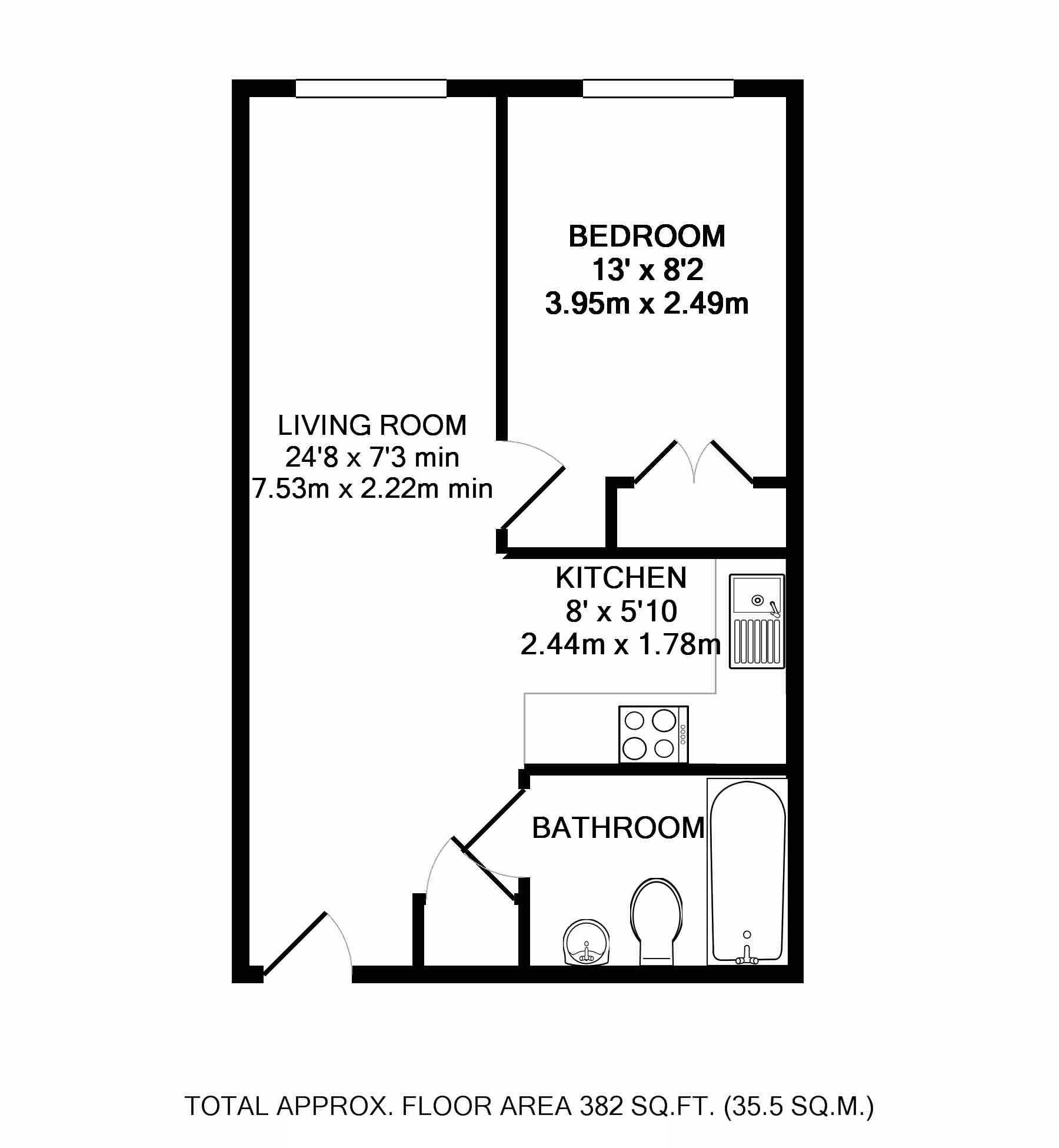 1 Bedrooms Flat for sale in Scarbrook Road, Croydon CR0