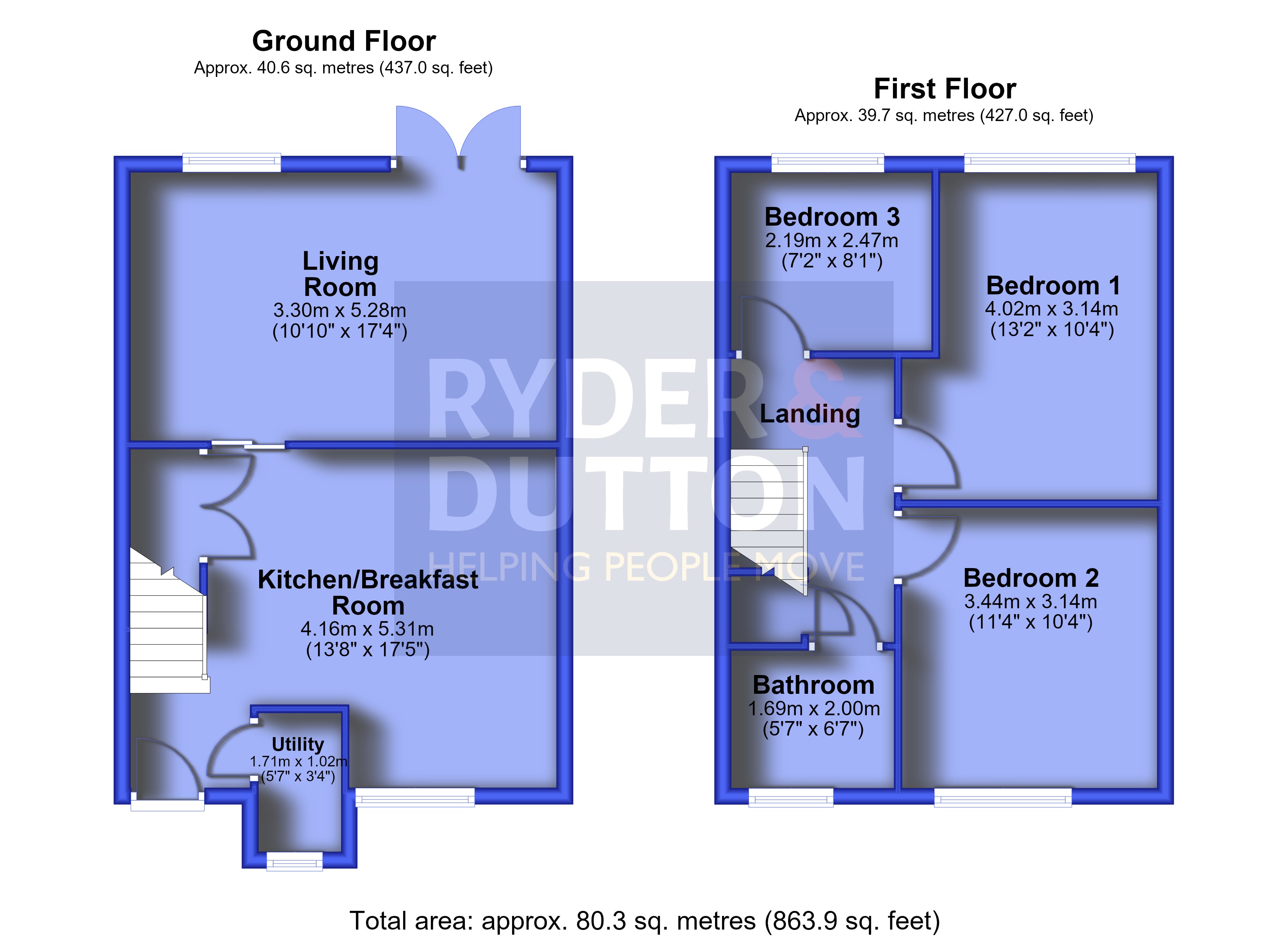 Grove Royd, West Yorkshire floorplan